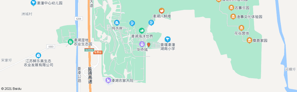 泰州溱湖风景区_公交站地图_泰州公交_妙搜公交查询2024