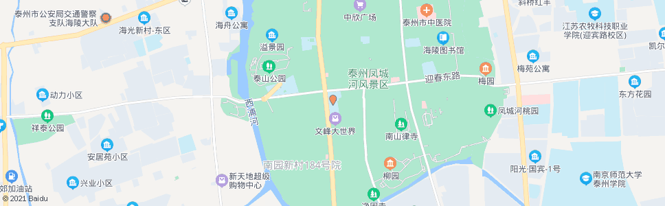 泰州海陵学校_公交站地图_泰州公交_妙搜公交查询2024