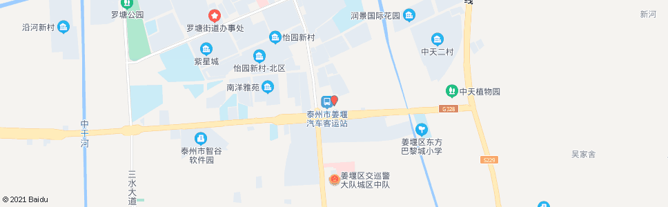 泰州江都客运总站(长江东路)_公交站地图_泰州公交_妙搜公交查询2024