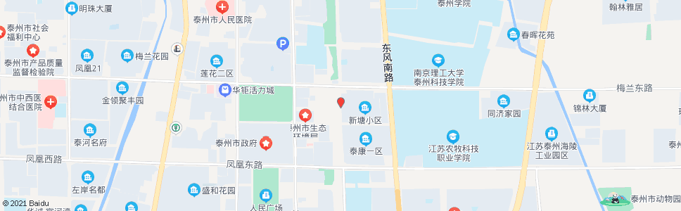 泰州新塘小区西门_公交站地图_泰州公交_妙搜公交查询2024