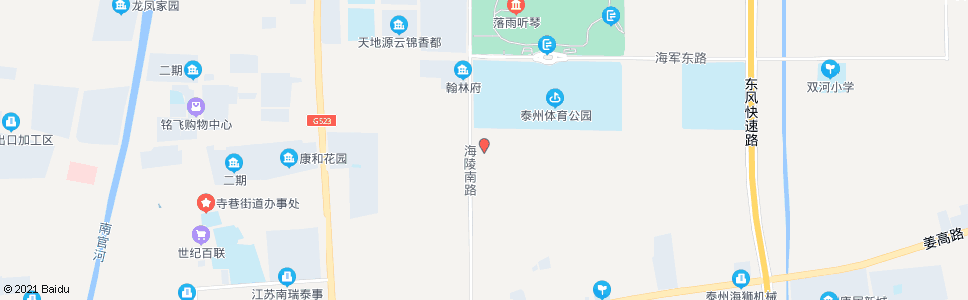 泰州杨庄村_公交站地图_泰州公交_妙搜公交查询2024