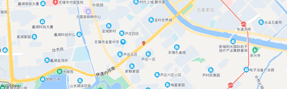 无锡新联(金城路)_公交站地图_无锡公交_妙搜公交查询2024