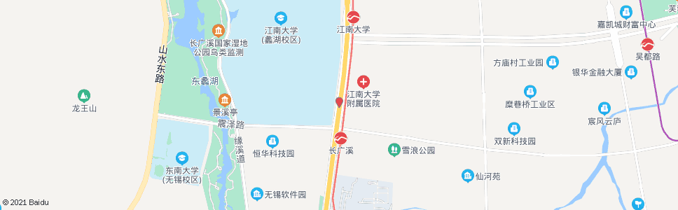 无锡蠡湖大道(震泽路)_公交站地图_无锡公交_妙搜公交查询2024