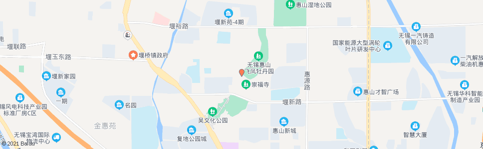 无锡堰新路(高山西路)_公交站地图_无锡公交_妙搜公交查询2024