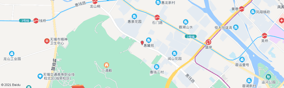 无锡石门路(惠钱路)_公交站地图_无锡公交_妙搜公交查询2024