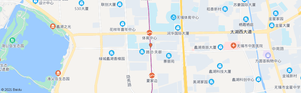 无锡蠡溪路(中南西路)_公交站地图_无锡公交_妙搜公交查询2024