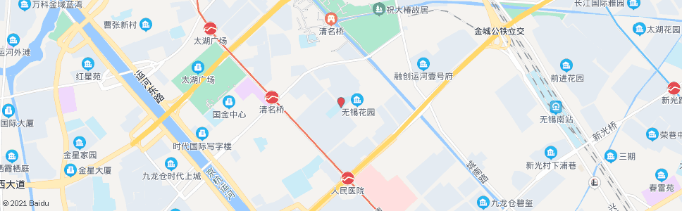 无锡清扬新村_公交站地图_无锡公交_妙搜公交查询2024