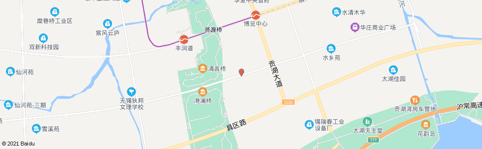 无锡清舒道(清源路)_公交站地图_无锡公交_妙搜公交查询2025