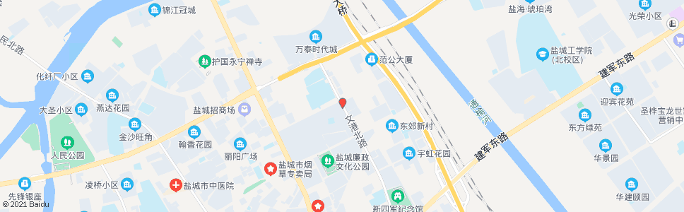 盐城榆河路口_公交站地图_盐城公交_妙搜公交查询2024