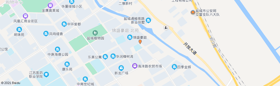 盐城康居路海阔路口_公交站地图_盐城公交_妙搜公交查询2024