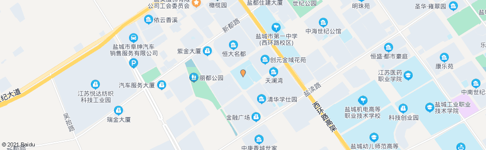 盐城神州路初级中学_公交站地图_盐城公交_妙搜公交查询2024