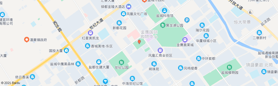 盐城市三院南分院(毕华丽庄园)_公交站地图_盐城公交_妙搜公交查询2024