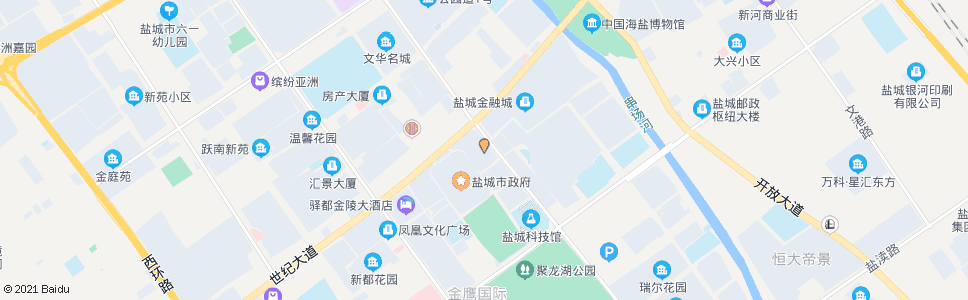 盐城市总工会_公交站地图_盐城公交_妙搜公交查询2024