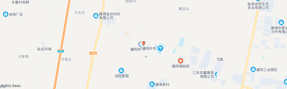 盐城招呼站(建阳农贸市场)_公交站地图_盐城公交_妙搜公交查询2024