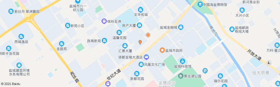 盐城高力国际家居港(世纪大道)_公交站地图_盐城公交_妙搜公交查询2024