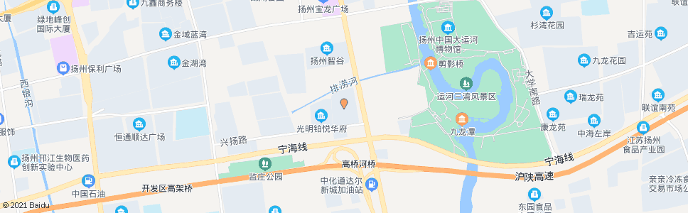 扬州华建雅筑园_公交站地图_扬州公交_妙搜公交查询2024