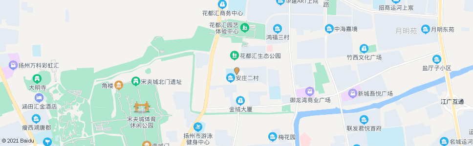 扬州扬州考试院(鸿福家园)_公交站地图_扬州公交_妙搜公交查询2024