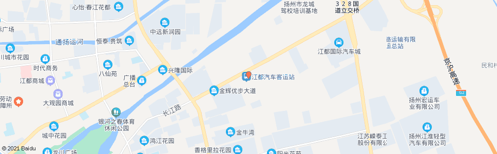 扬州江都客运东站(长江东路)_公交站地图_扬州公交_妙搜公交查询2024