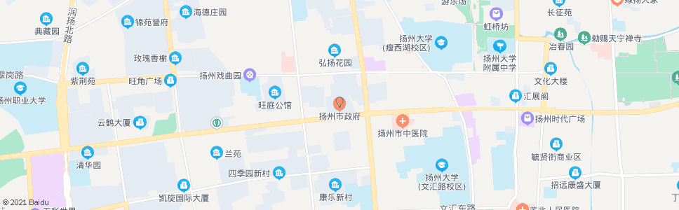 扬州市政府_公交站地图_扬州公交_妙搜公交查询2024