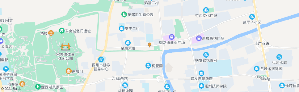 扬州公路处(邗沟路)_公交站地图_扬州公交_妙搜公交查询2024