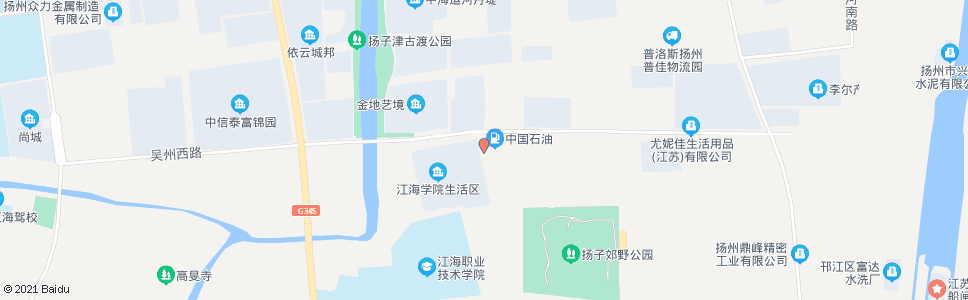 扬州江海学院(高昮寺)_公交站地图_扬州公交_妙搜公交查询2024