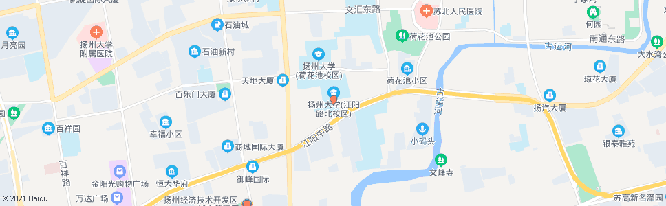 扬州扬大医学院_公交站地图_扬州公交_妙搜公交查询2024