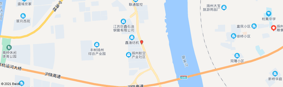 扬州沙湾南路大众港路_公交站地图_扬州公交_妙搜公交查询2024