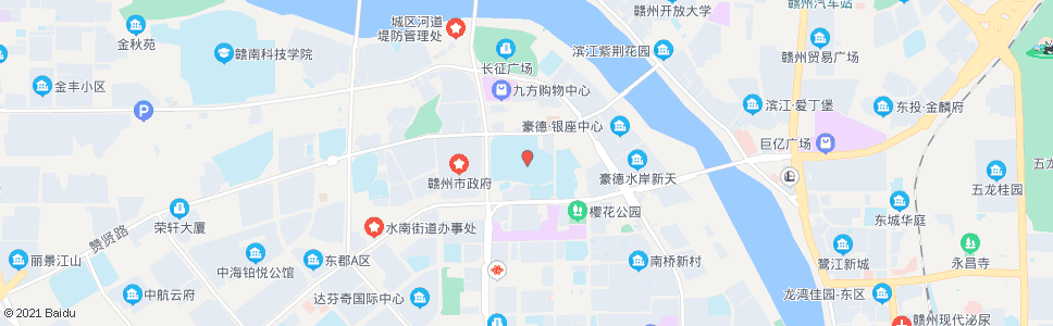 赣州市体育中心_公交站地图_赣州公交_妙搜公交查询2024