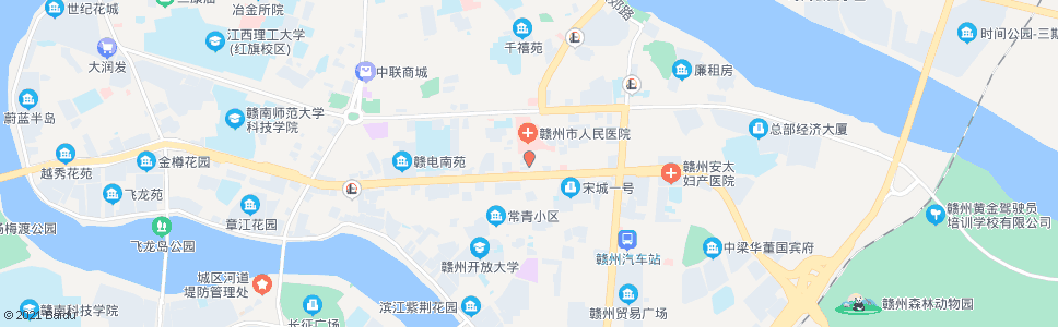 赣州桃子园市场_公交站地图_赣州公交_妙搜公交查询2024