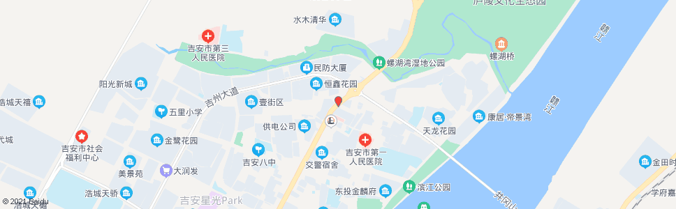 吉安城北市场_公交站地图_吉安公交_妙搜公交查询2024