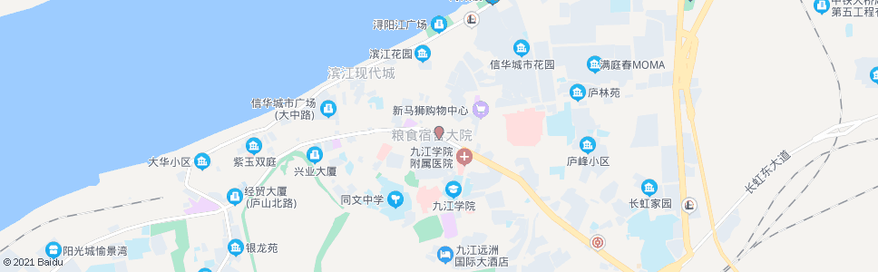 九江龙山小学_公交站地图_九江公交_妙搜公交查询2024