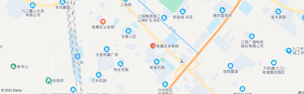 九江九江体育馆_公交站地图_九江公交_妙搜公交查询2024