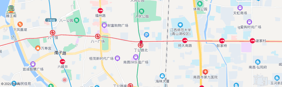 南昌丁公路北站_公交站地图_南昌公交_妙搜公交查询2024