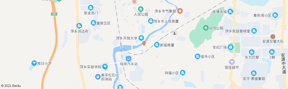 萍乡南台小学_公交站地图_萍乡公交_妙搜公交查询2024