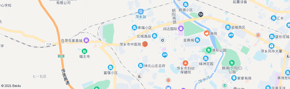 萍乡市中医院_公交站地图_萍乡公交_妙搜公交查询2024