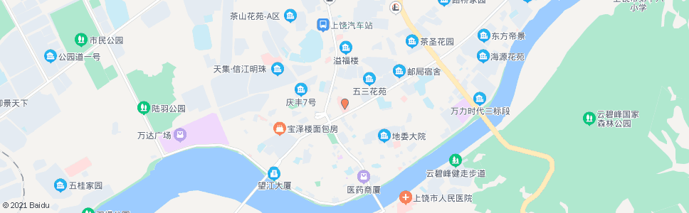 上饶市立医院_公交站地图_上饶公交_妙搜公交查询2024