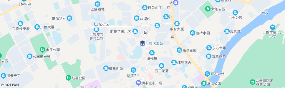 上饶带湖路汽车站_公交站地图_上饶公交_妙搜公交查询2024