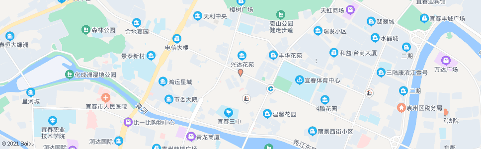 宜春阳光大酒店_公交站地图_宜春公交_妙搜公交查询2024