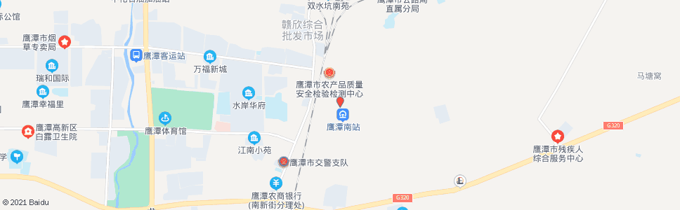 鹰潭装横建材市场_公交站地图_鹰潭公交_妙搜公交查询2024