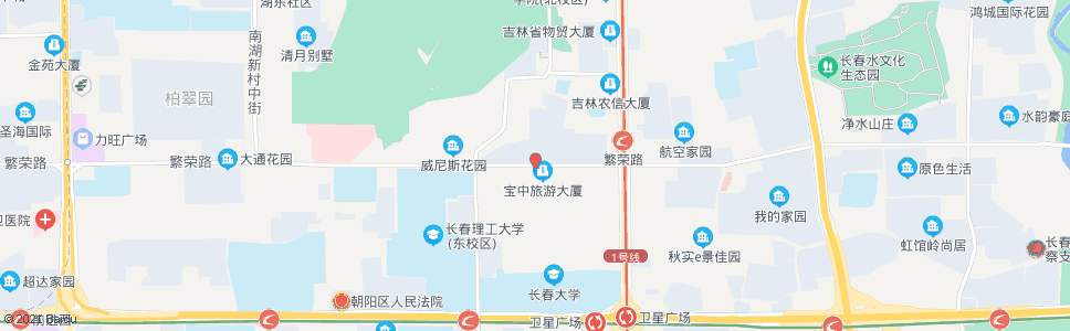 长春空军航空大学南校_公交站地图_长春公交_妙搜公交查询2024