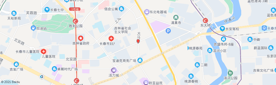 长春四马路(大马路)_公交站地图_长春公交_妙搜公交查询2024