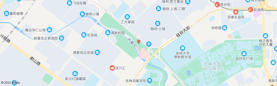 长春硅谷医院_公交站地图_长春公交_妙搜公交查询2024