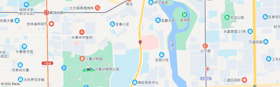 长春体北路_公交站地图_长春公交_妙搜公交查询2024