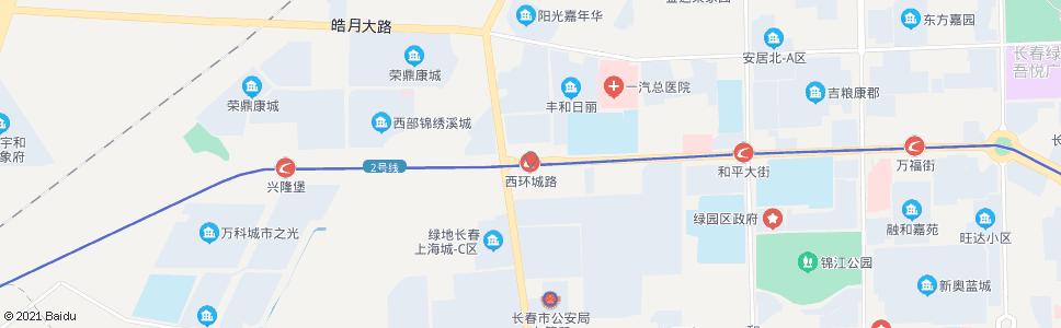 长春西环城路(26街区)_公交站地图_长春公交_妙搜公交查询2025