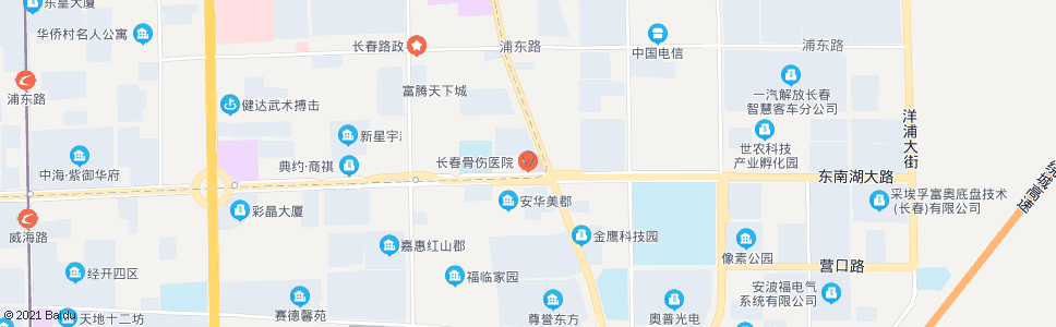 长春骨伤医院_公交站地图_长春公交_妙搜公交查询2025