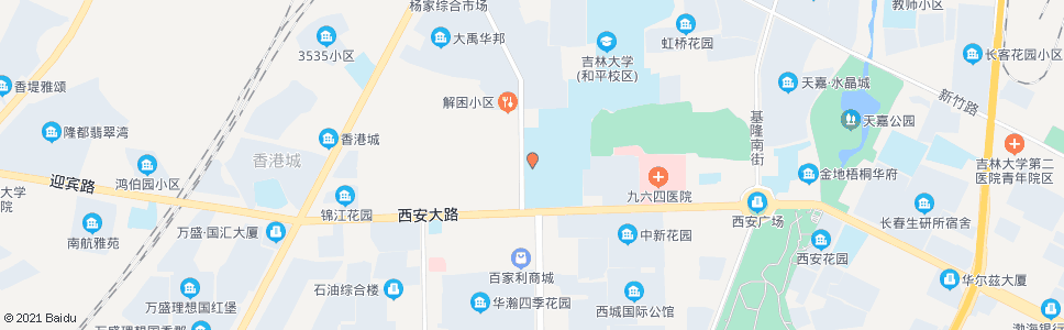 长春军需大学(吉林大学和平分校)_公交站地图_长春公交_妙搜公交查询2024