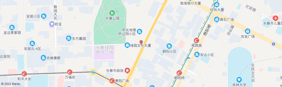 长春绿园区医院_公交站地图_长春公交_妙搜公交查询2024