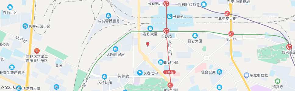 长春杭州路_公交站地图_长春公交_妙搜公交查询2024