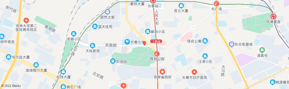 长春胜利超市_公交站地图_长春公交_妙搜公交查询2024