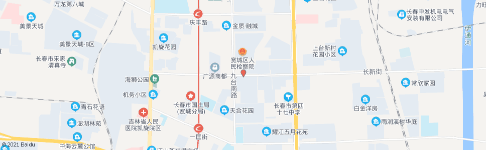 长春九台北路_公交站地图_长春公交_妙搜公交查询2024